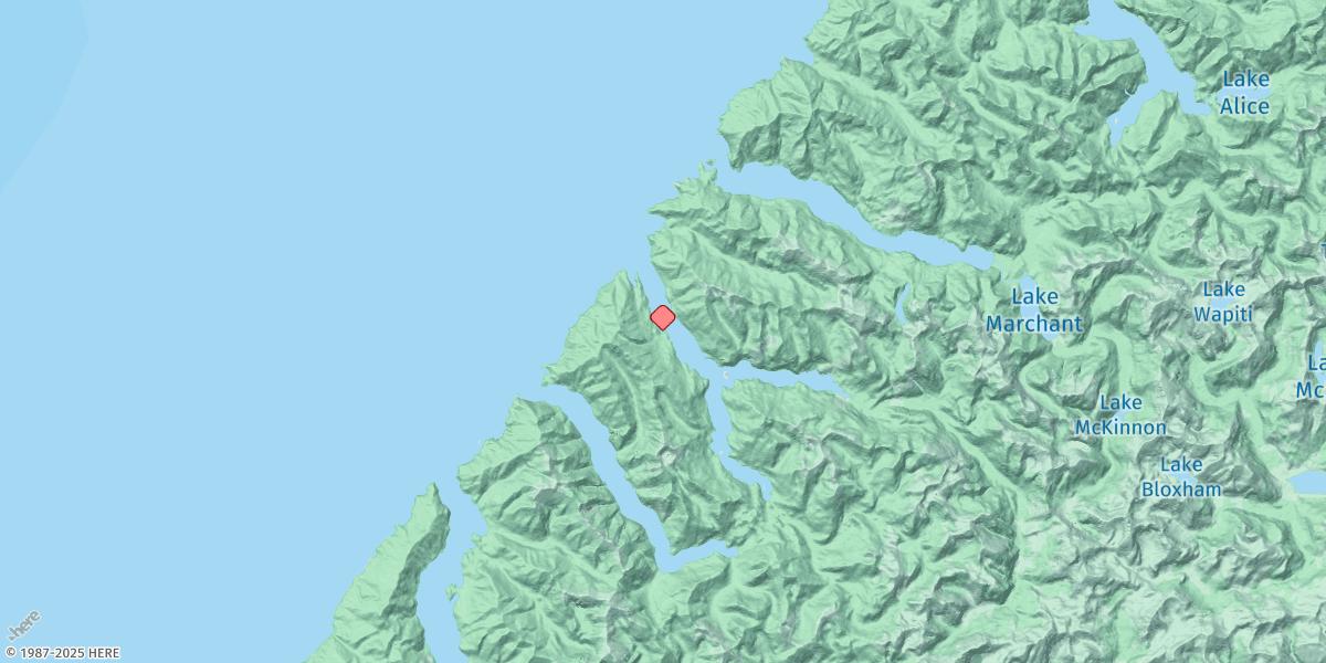 Map of Charles Sound