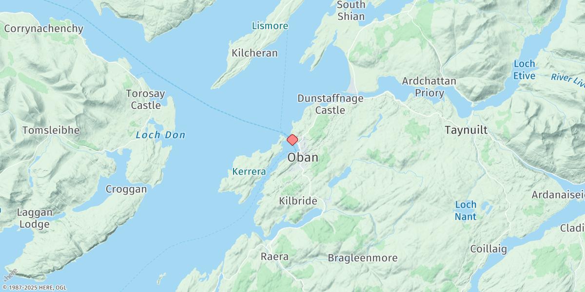 Map of Oban
