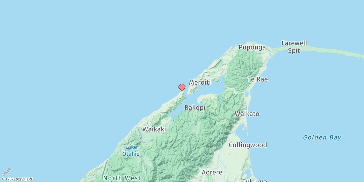Map of Whanganui Inlet