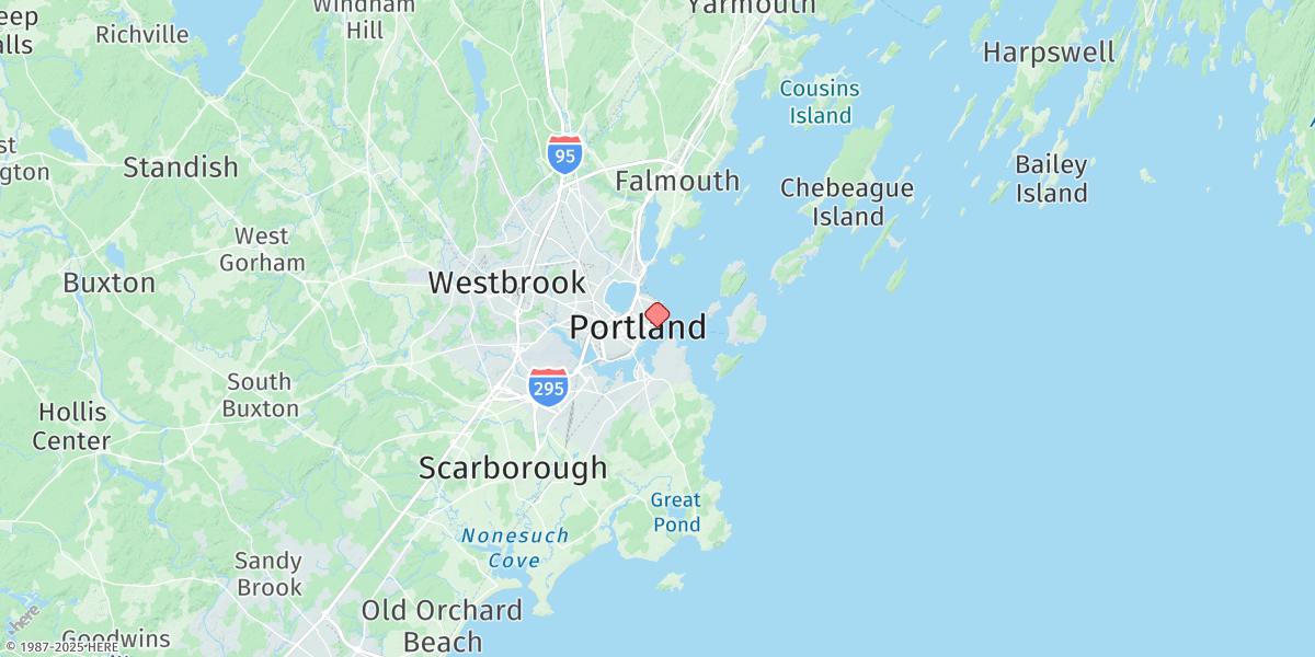 Map of Portland