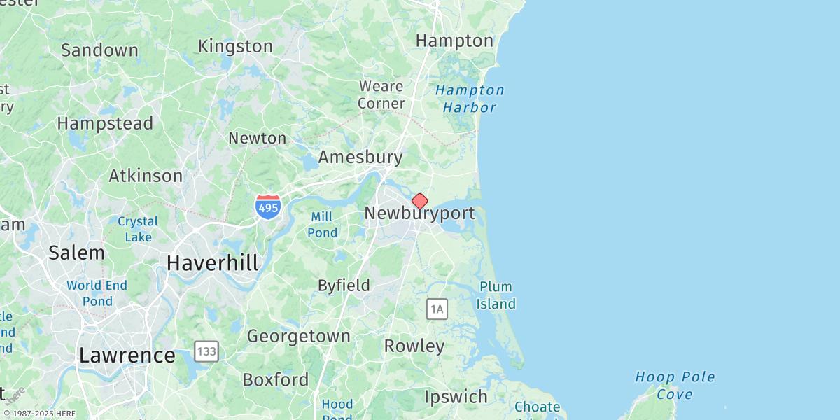 Map of Newburyport