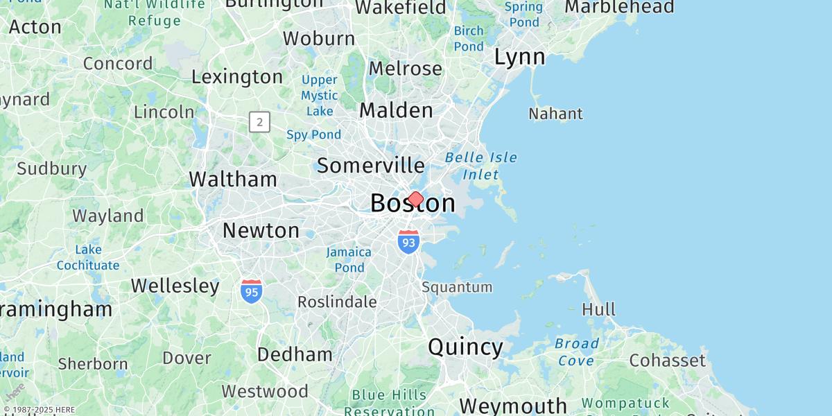 Map of Boston