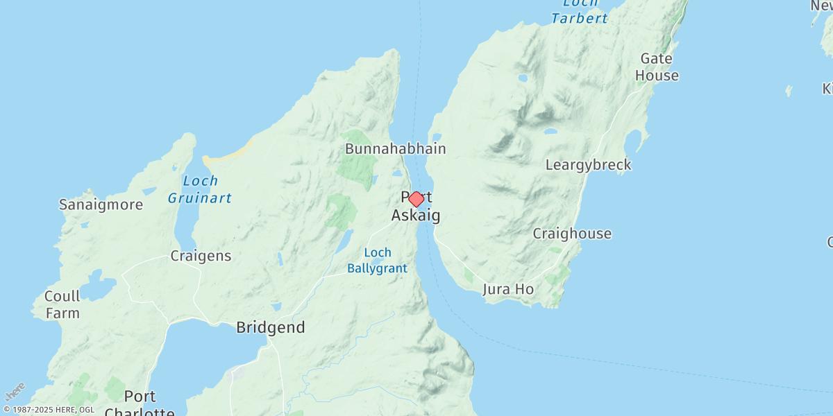 Map of Port Askaig