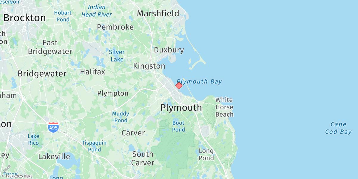 Map of Plymouth