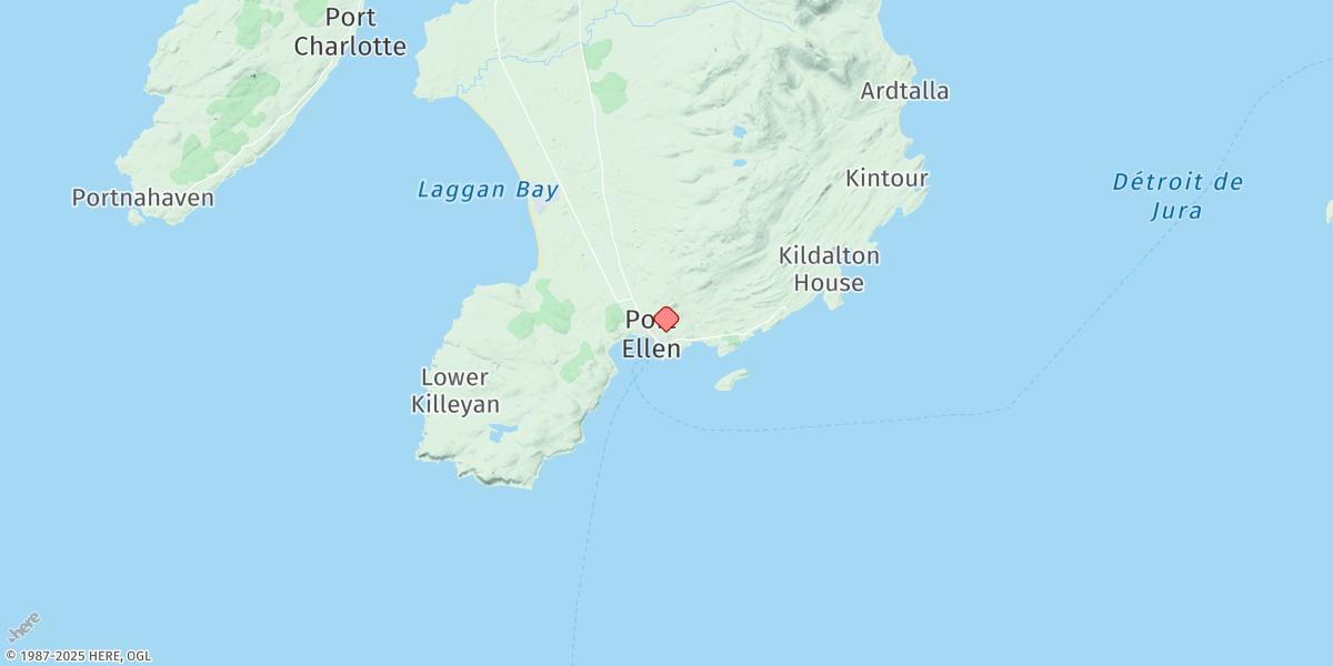 Map of Port Ellen