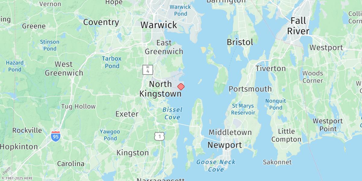 Map of Quonset Point