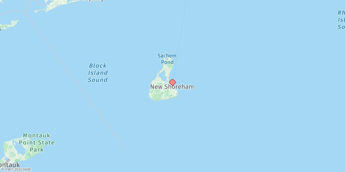 Map of Block Island (Old Harbor)
