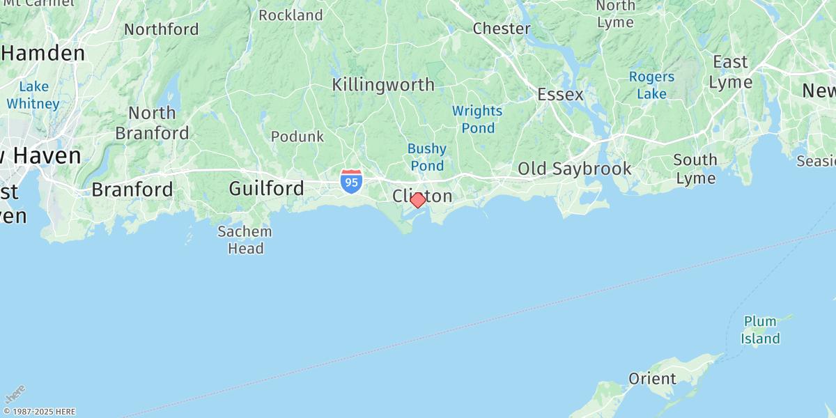 Map of Clinton Harbor