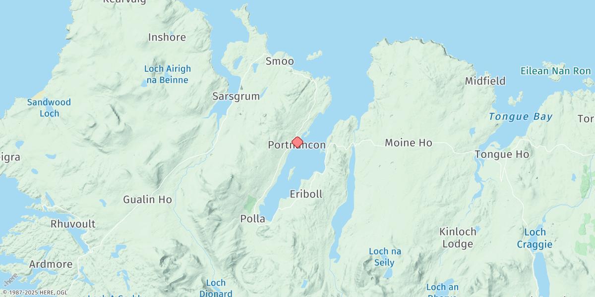 Map of Portnancon
