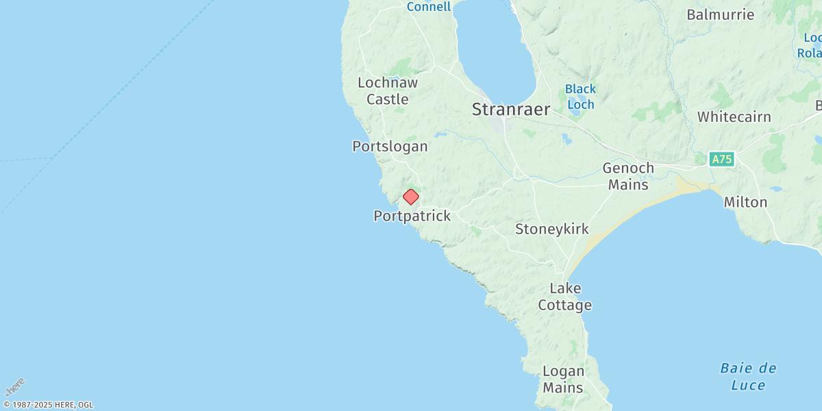 Map of Portpatrick