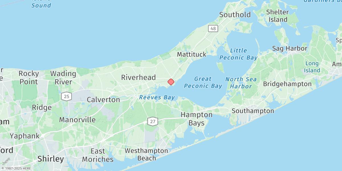 Map of South Jamesport