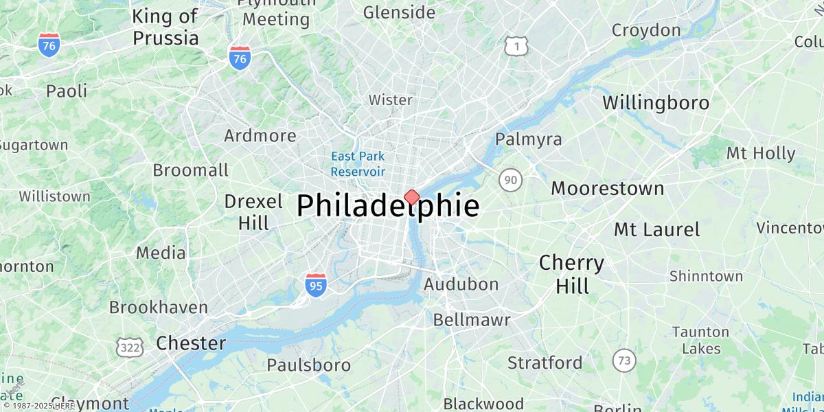 Map of Philadelphia, Municipal Pier 11, Pa.