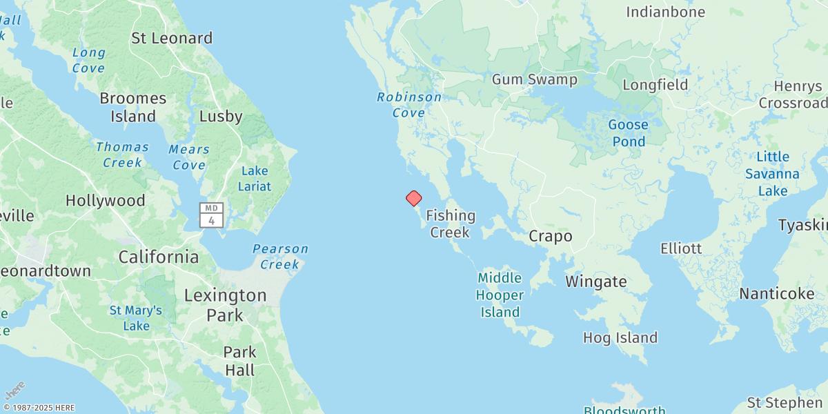 Map of Barren Island
