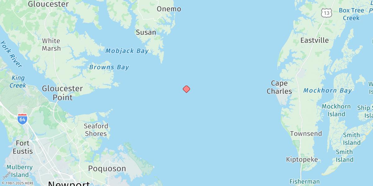 Map of New Point (Comfort Shoal)