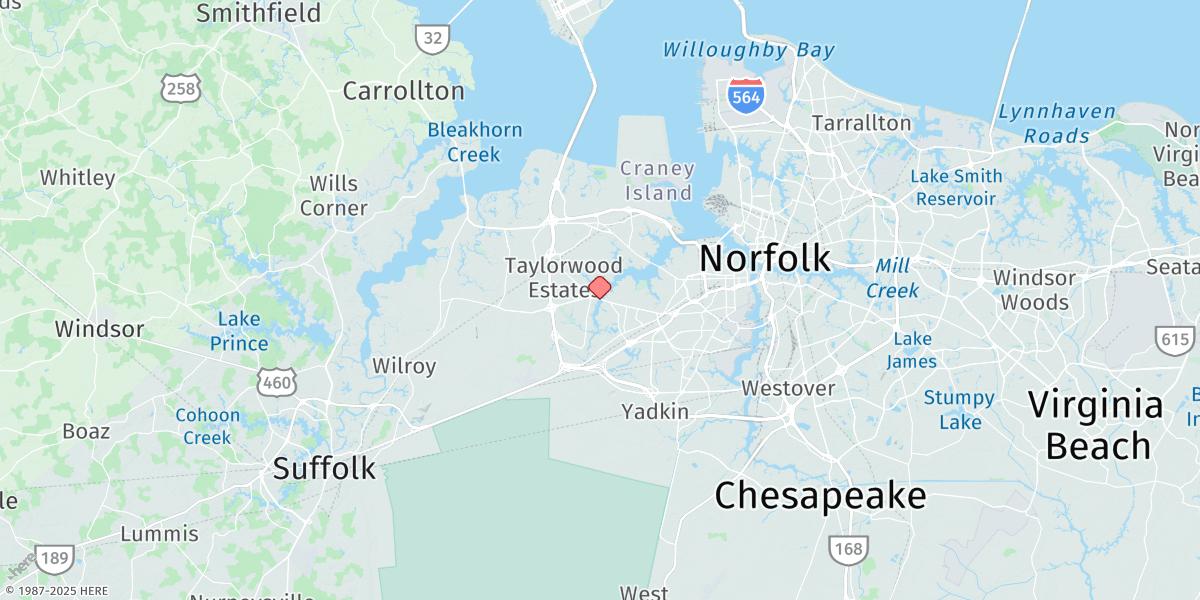 Map of Western Branch