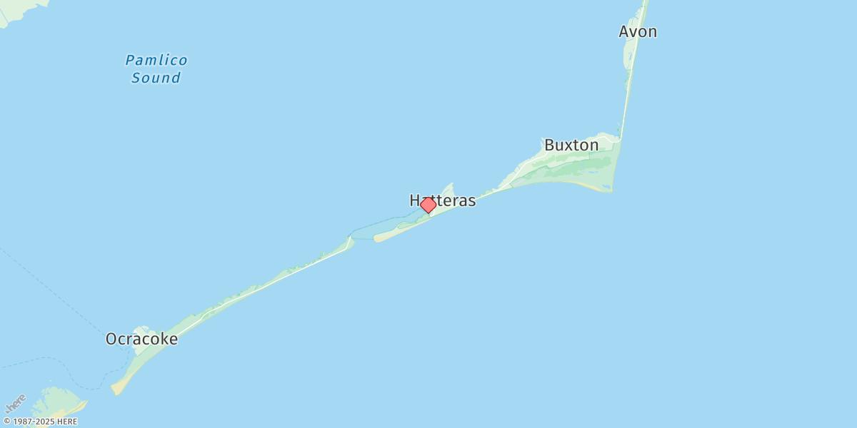 Map of Hatteras (Ocean)