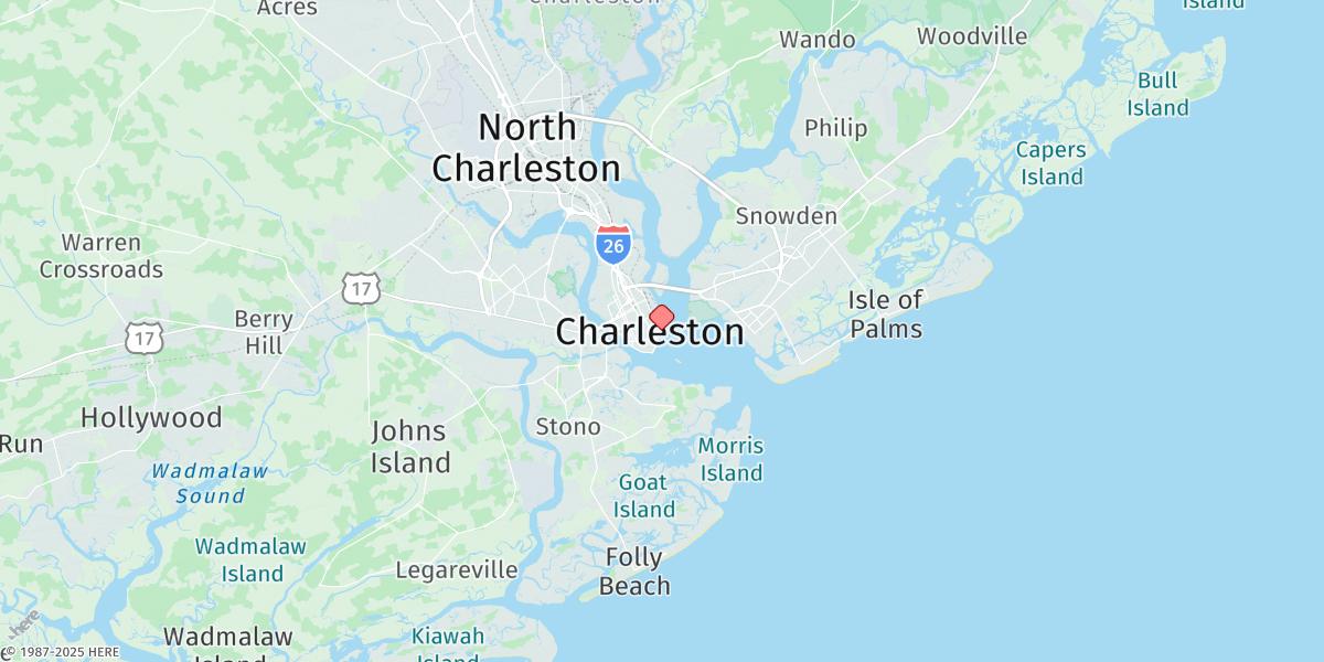 Map of Charleston (Customhouse Wharf)