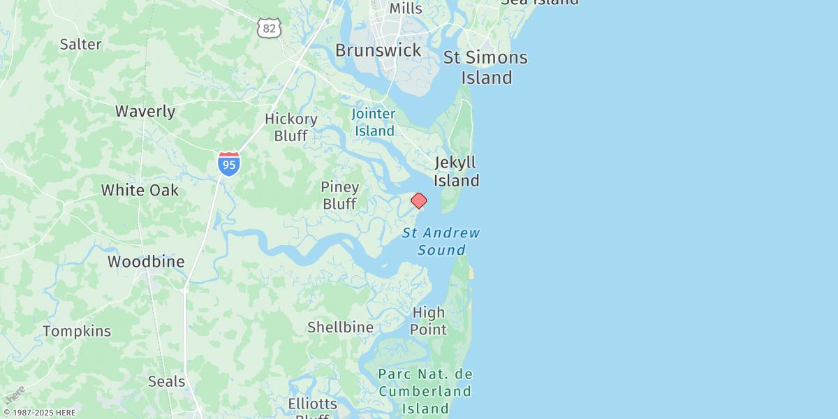 Map of Raccoon Key Spit