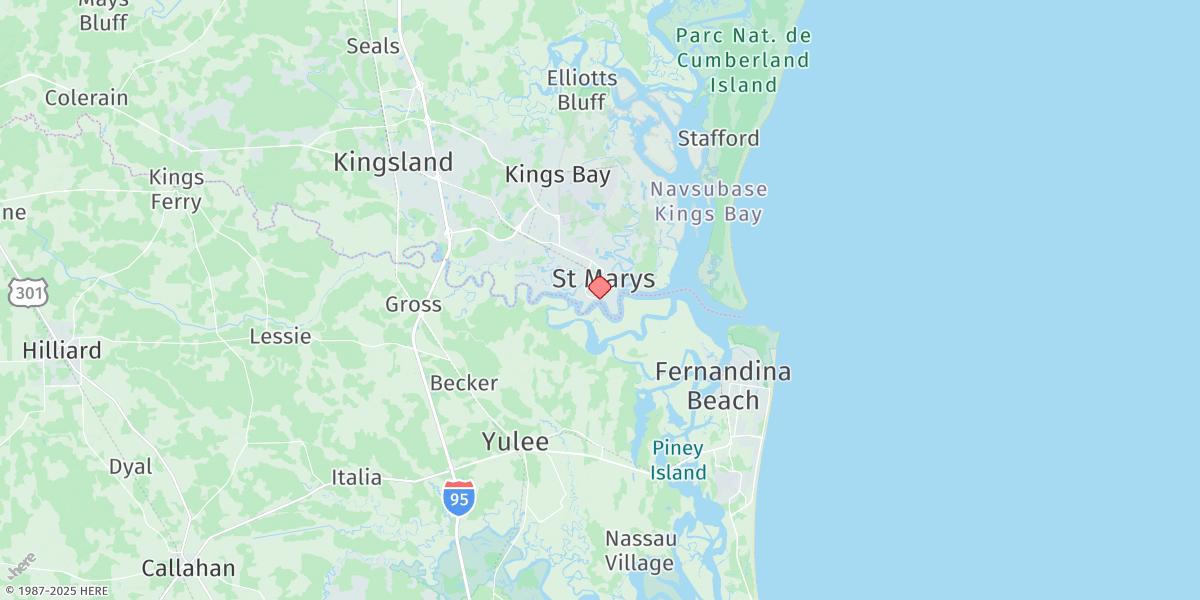 Map of St. Marys