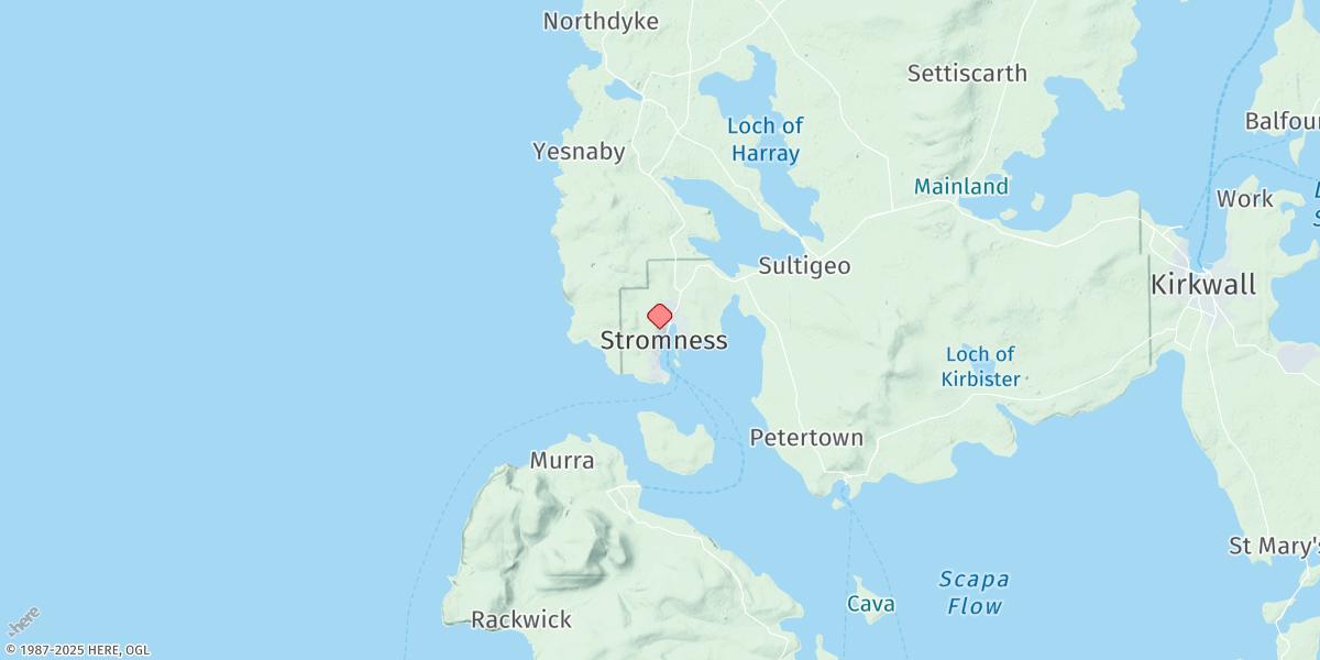 Map of Stromness