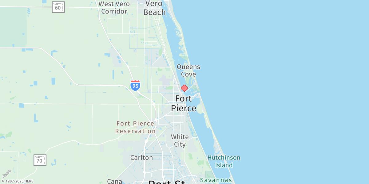 Map of North Beach Causeway