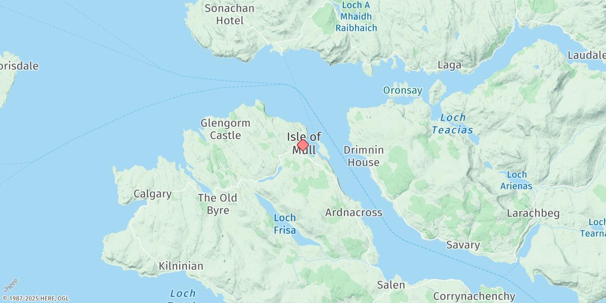 Map of Tobermory