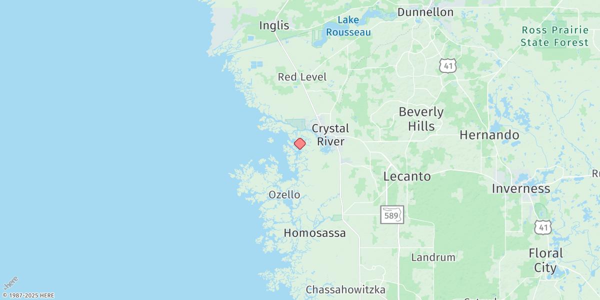 Map of Dixie Bay, Salt River, Crystal Bay