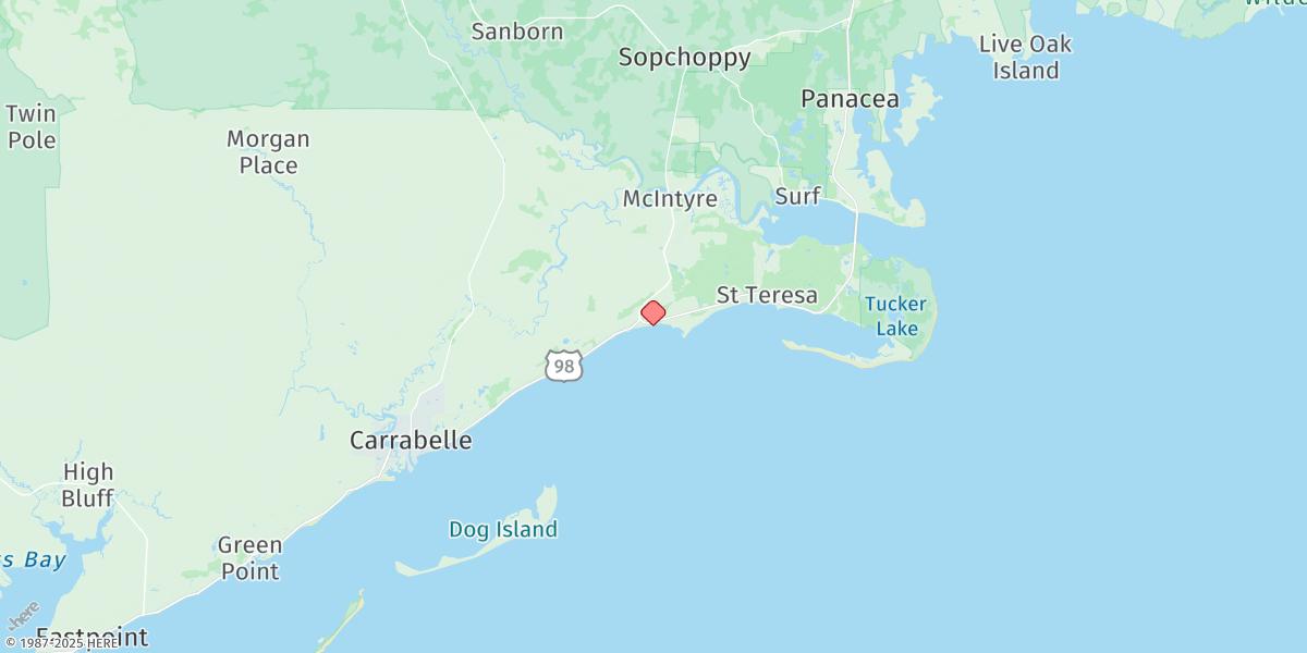 Map of Turkey Point, St. James Island