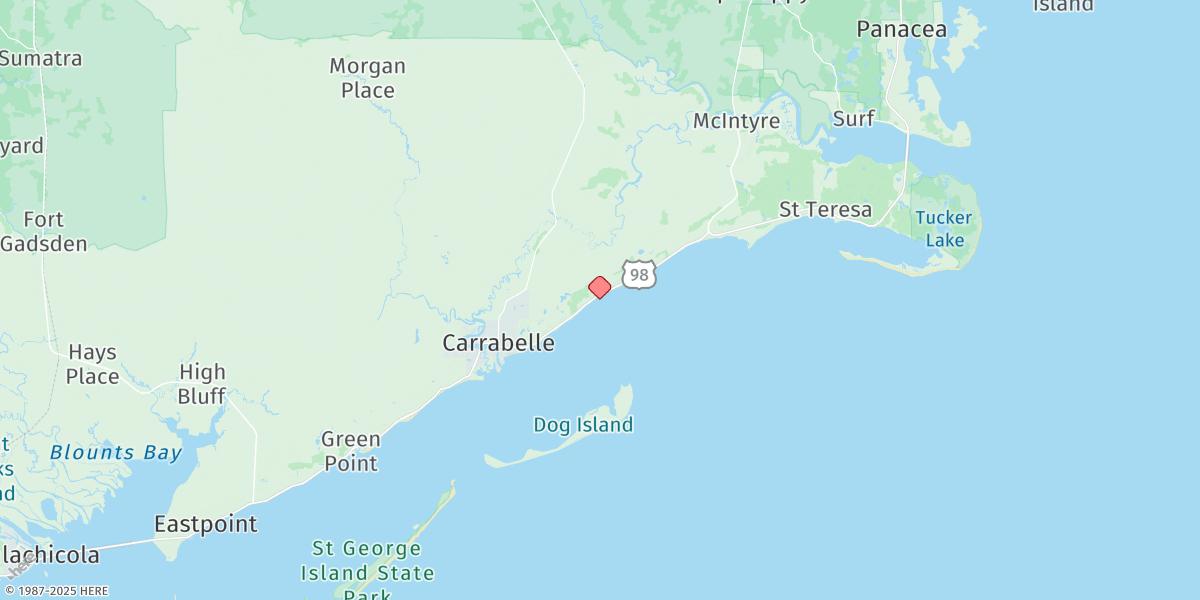 Map of Lanark, St. George Sound