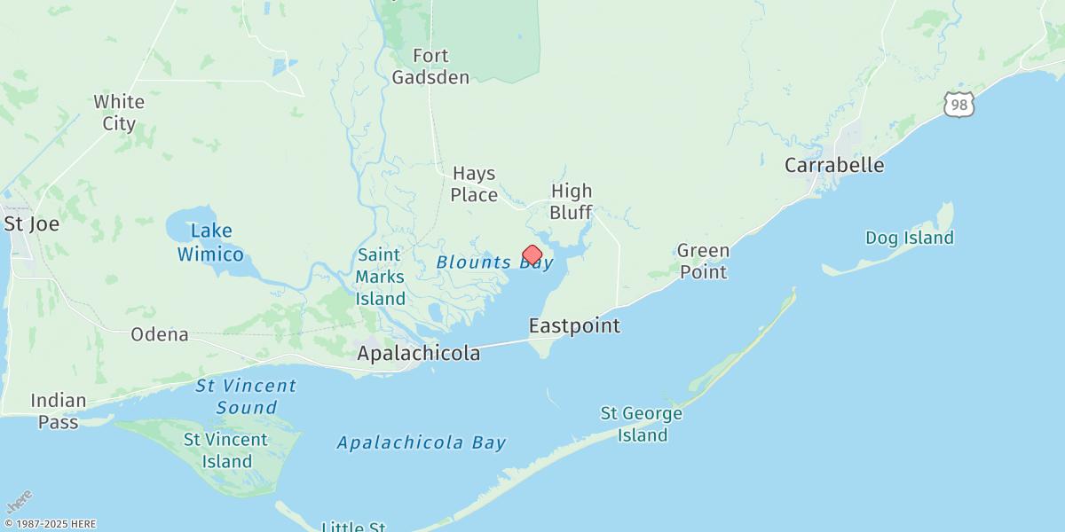 Map of White Beach, East Bay