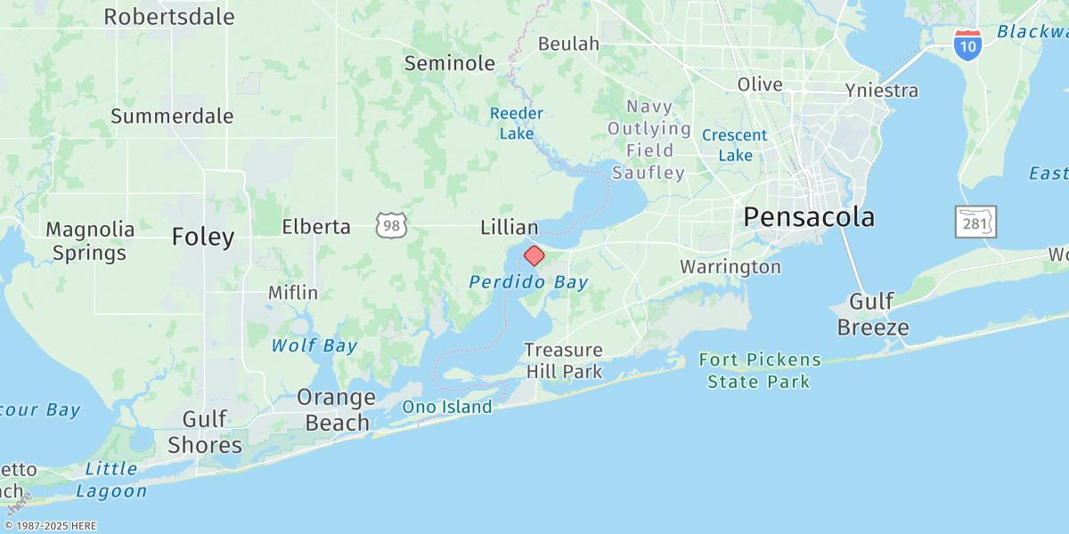 Map of Blue Angels Park