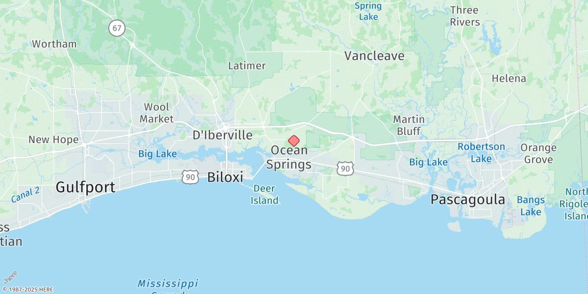 Map of Bayou Talla (Back Bay)