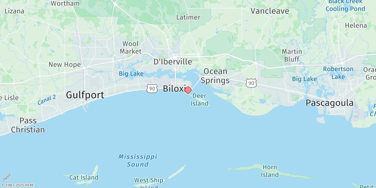 Map of Deer Island
