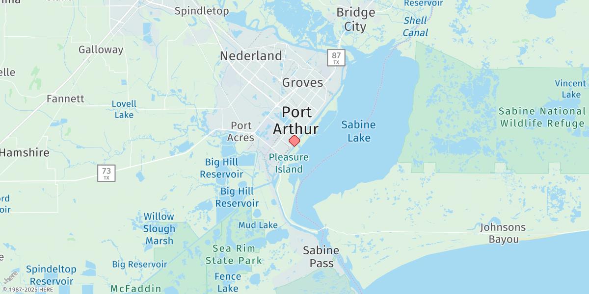Map of Port Arthur