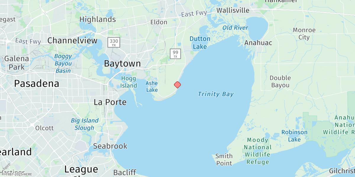 Map of Umbrella Point, Trinity Bay