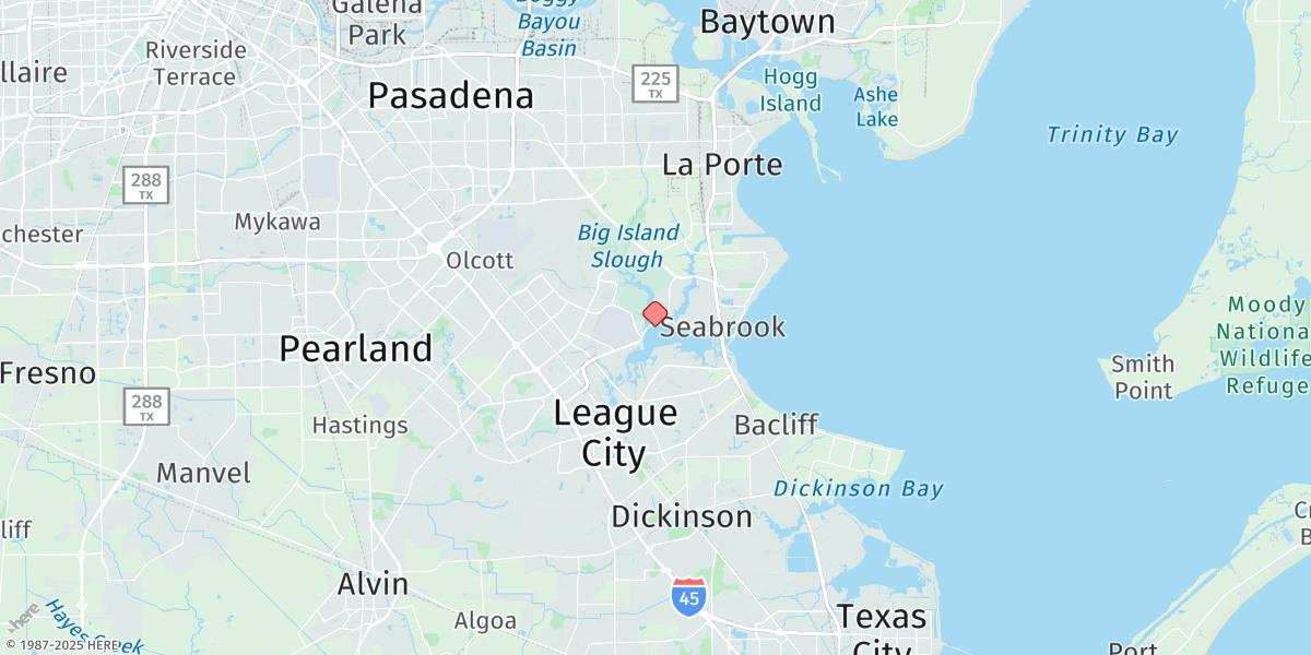Map of Clear Lake