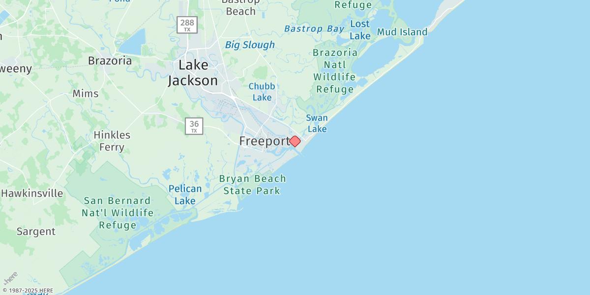 Map of Uscg Freeport