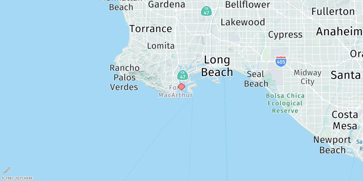 Map of Los Angeles (Outer Harbor)