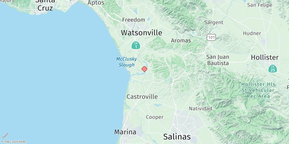 Map of Elkhorn, Elkhorn Slough