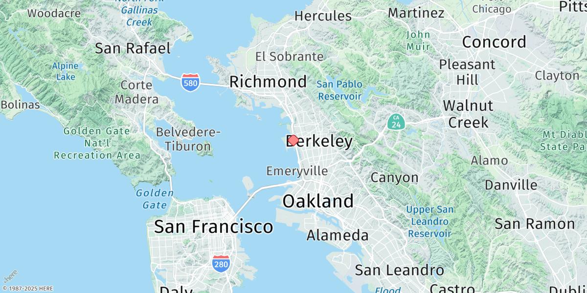 Map of Berkeley