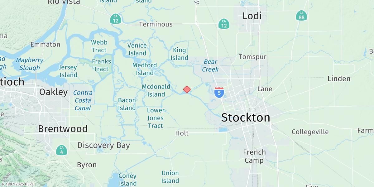 Map of Blackslough Landing
