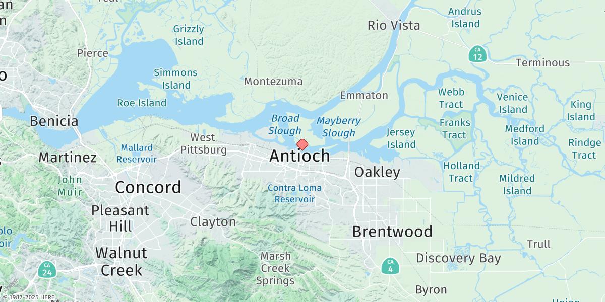 Map of Antioch