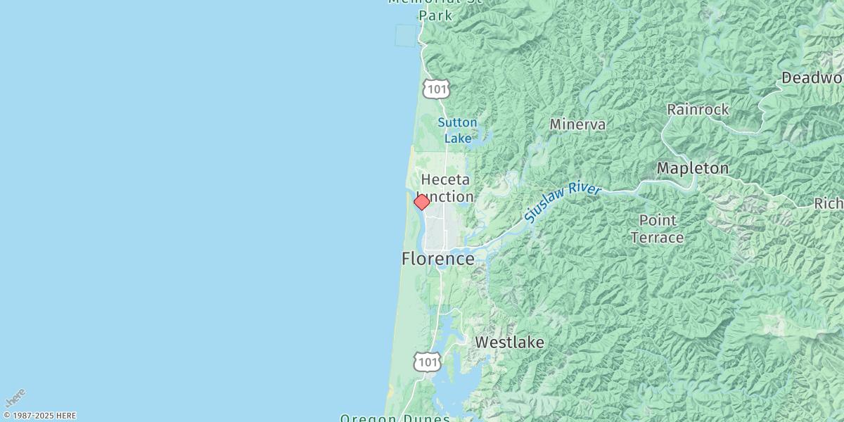 Map of Florence Uscg Pier