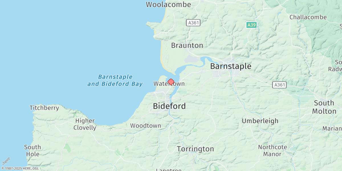 Map of Appledore