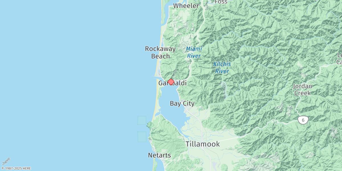 Map of Garibaldi