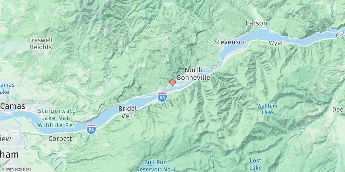 Map of Beacon Rock State Park