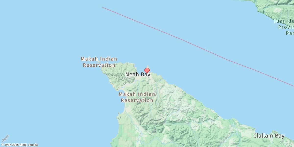 Map of Neah Bay