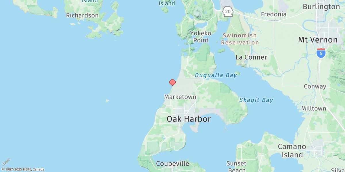 Map of Nas Whidbey Island