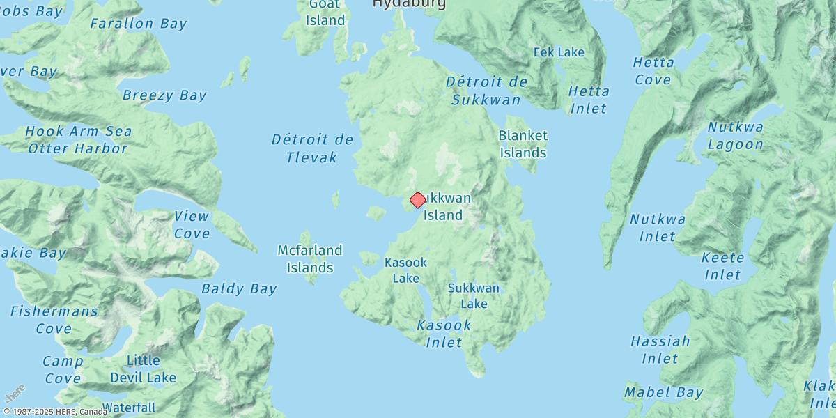 Map of Dunbar Inlet Gps Tide Buoy