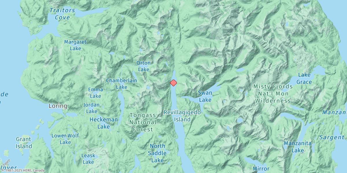 Map of Northern Carroll Inlet Gps Tide Buoy